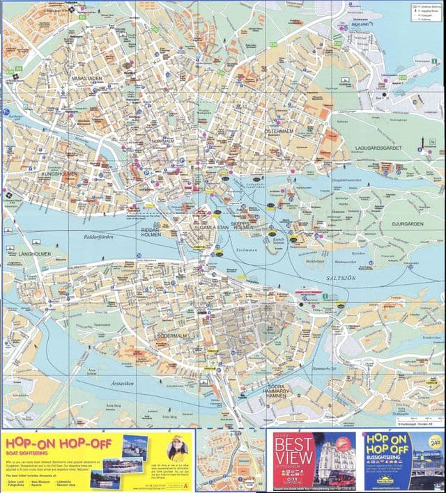 斯德哥尔摩城市地图