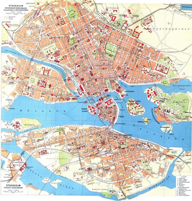 斯德哥尔摩历史地图