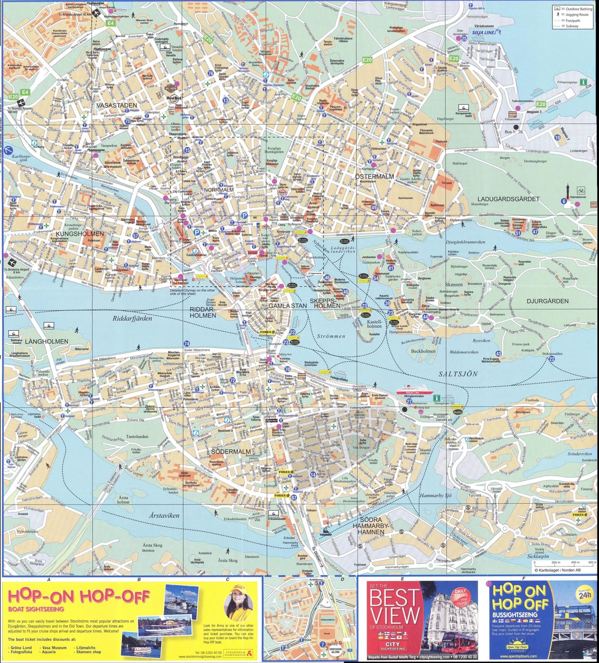 斯德哥尔摩城市地图